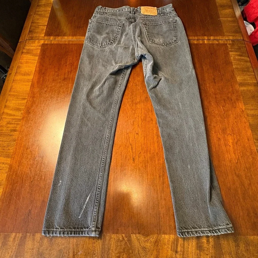 Levi's 505 Regular Fit Black Jeans Men's 33x29